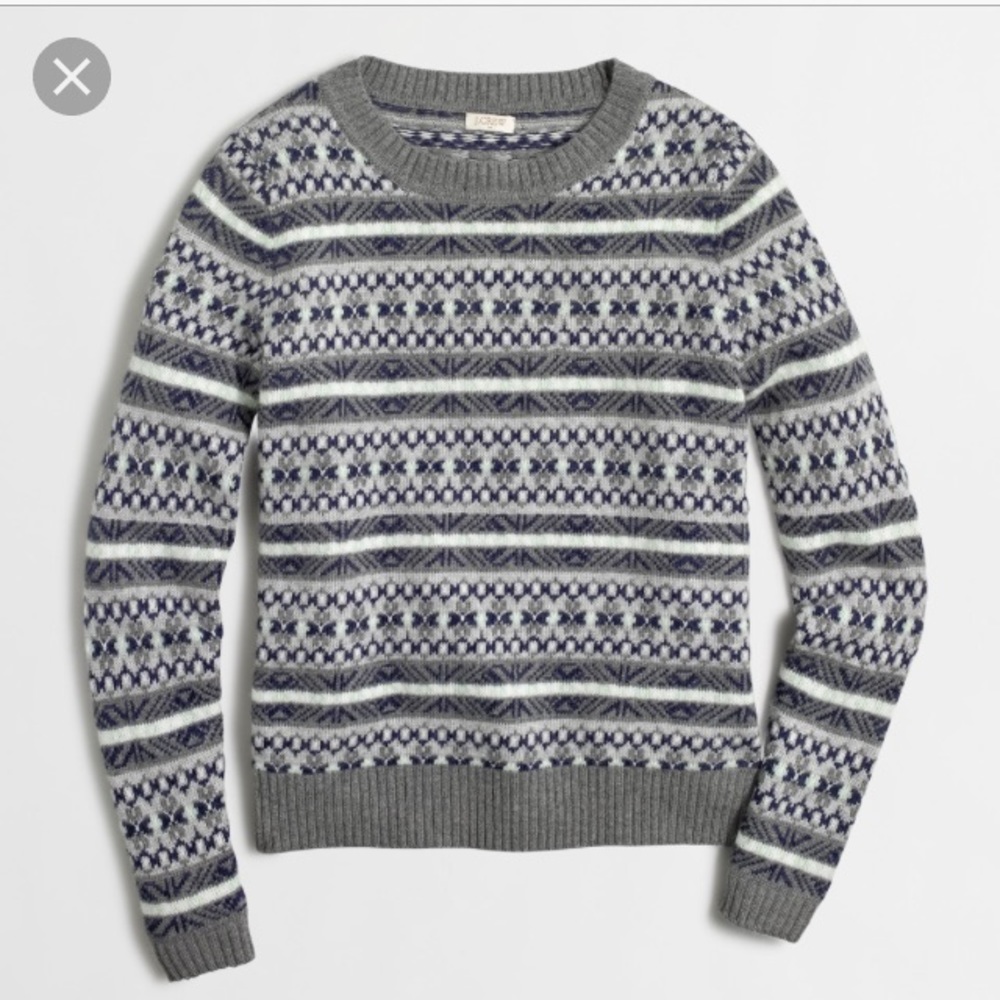 Jcrew Fair Isle Sweater